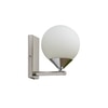 Orbit Single Light Opal Glass Wall Lamp