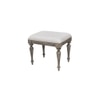 Asher  Mango Wood Bench In Grey Finish