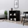 Hexa Engineered Wood Bookshelf Multipurpose Storage Rack in Flower Wenge Colour