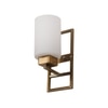 Eliante Modern Wall Lights Glass, Mild Steel & Glass Material Antique & White Finish