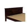 Stainfleld Sheesham Wood Queen Size Bed Non Storage Bed Walnut Finish (60 x 78 inches)