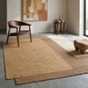 Jaipur Rugs Soft Geometric Jute Dhurrie Rug Brown 5x8 ft