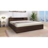 Hideki Goldline Queen Size In Bed Walnut Finish
