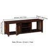 Elder Sheesham Wood Contemporary Tv Entertainment Unit For Tv Upto 70 Inch In Provisional Teak Finish