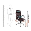 Domain High Back Executive Office In Brown Colour