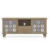 Azul Solid Wood TV Unit in Brushed Bali Oak Finish