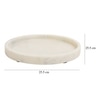 Multipurpose Round Marble Tray – Elegant Serving & Decorative Tray