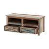 Hayden Solid Wood Free Standing TV Unit in Distressed Finish