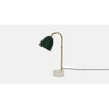 Wren Green Table Lamp With Gold Metal Base