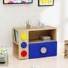 Building Blocks Storage Unit In Oak & Blue Colour