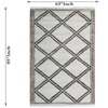 Lattice Diamond Carpet Size 7.1x5.3 ft.