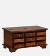 Zatec Sheesham Wood Coffee Table In Honey Oak Finish
