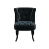 Grenier Fabric Slipper Chair in Black Color