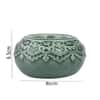 Green Antique Designed Round Candle Holder in Green Colour