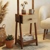 Gabrielle Beige Jute Floor Lamp with Beige Jute Base