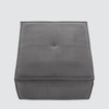 Emmett Ottoman in Midnight Grey Colour