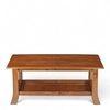 Blairs Sheesham Wood Accent Rectangle Coffee Table In Pine Finish