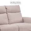 Canyon Three Seater Manual Fabric Recliner in Greige Beige Colour