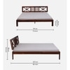 Zeevo Solid Wood King Bed Without Storage