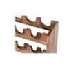 Kassel Sheesham Wood Wine Rack for 12 Bottles in Teak Finish