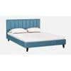 Dallas Engineered Wood Queen Size Non Storage Bed In Provincial Teak Finish