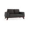Granada Essential 2 Seater Fabric Sofa in Steel Colour