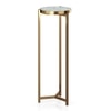 Midori Metal Drink Table in Gold Finish