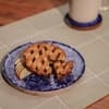 Ireka Home Floral Midnight Serving Platter – Round