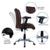 Teaauras High Back Executive Chair in Brown Colour