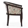 Florence Solid Wood Lounge Chair in Calico Floral Colour