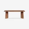 Serenzia Franz Solid Wood 6 Seater Dining Table in Brown Finish
