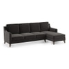 Abbey Sectional Sofa (Colour : Pebble Grey, Cushion : Soft, Seater : Right Aligned 3 Seater + Right Aligned Chaise)