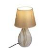 Marble Print Table Lamp Beige Sophisticated Design