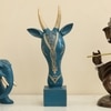 Yumi Polyresin Figurine in Blue Colour