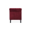 Knup Velvet Chaise Lounger in Maroon Colour