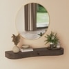 Rhine Wall Shelf In Danish Walnut Finish