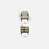 Sunbrust 1 Seater Sofa In Beige Colour