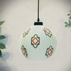 Rhythmic Glass Electric Ceiling Light in White Colour