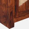 Sheesham Wood 2 Door 2 Drawer Sideboard In Honey Oak Finish