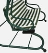 Thun Garden Swing Cum Bed In Green And White Finish