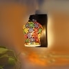 Devansh Solid Wood Electric Wall Light in Brown Colour with Multi Shade Count of 1 Light