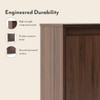 Webster 32 Pair Shoe Rack in Walnut Finish