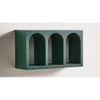 WOODENMOOD Rectangular Wall Rack