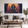The Castle Decor Lord Ganesha Wall Painting Wooden Framed 27x48 Inch (Style 22)
