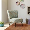 Grace Lounge Chair in Floral Colour