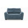 Adelaide Essential 2 Seater Fabric Sofa In Ocean Weave