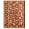 Multicolor Traditional Machine Made Polyester 6 X 9 Feet Carpet