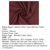 Dayton Pine Wood Contemporary 3+2 Seater Sofa (Maroon Wine Fabric)