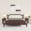 Regal Shesham Solid Wood King Size Bed Non Storage Bed In Provincia Teak Finish