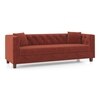 Windsor Sofa Set (Colour : Dark Coral , Seater : 3+2+1)